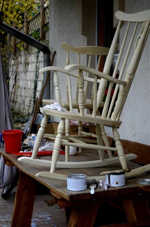 bonanza székek festése krétafestékkel