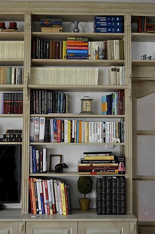 könyvespolc shelf-styling