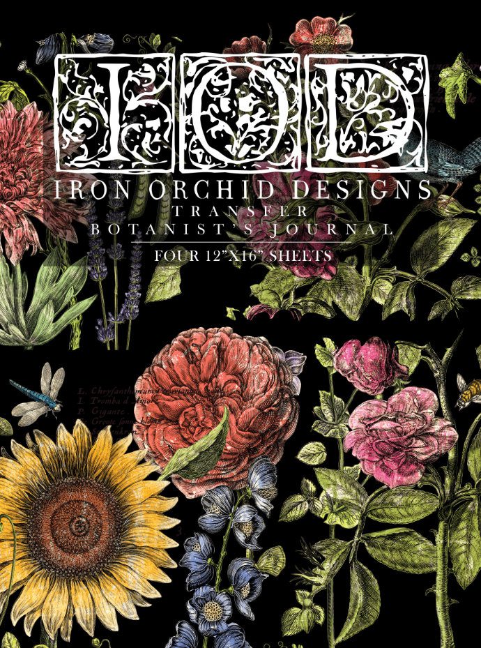Botanist's journal dekor transzfer