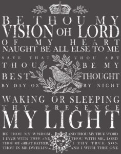 Be thou my vision dekor transzfer - nagy