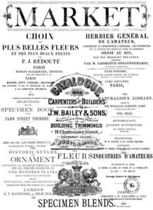 Label Ephemera dekor transzfer