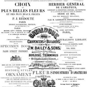 Label Ephemera dekor transzfer