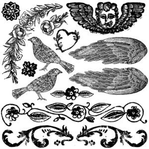 Indie folk dekor pecsét