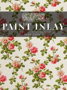 Rose Chintz Paint Inlay
