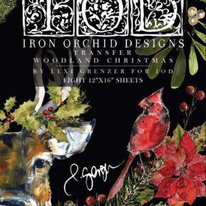 Woodland Christmas dekor transzfer