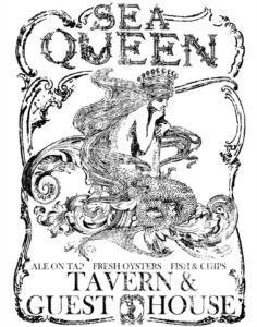 Sea queen dekor transzfer - nagy