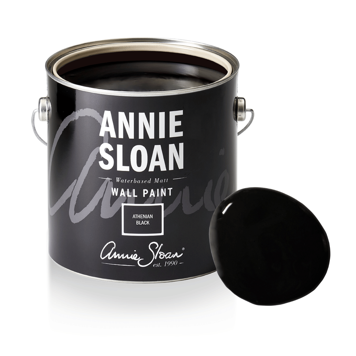 annie sloan wall paint athenian black 2 5l