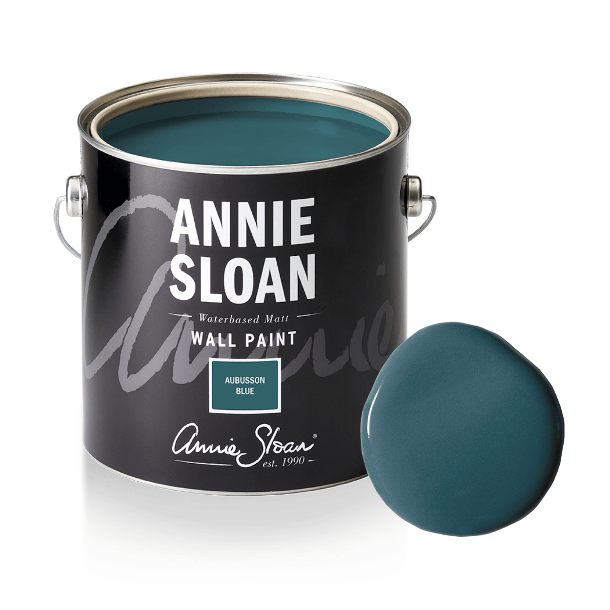 annie sloan wall paint aubusson blue 2 5l
