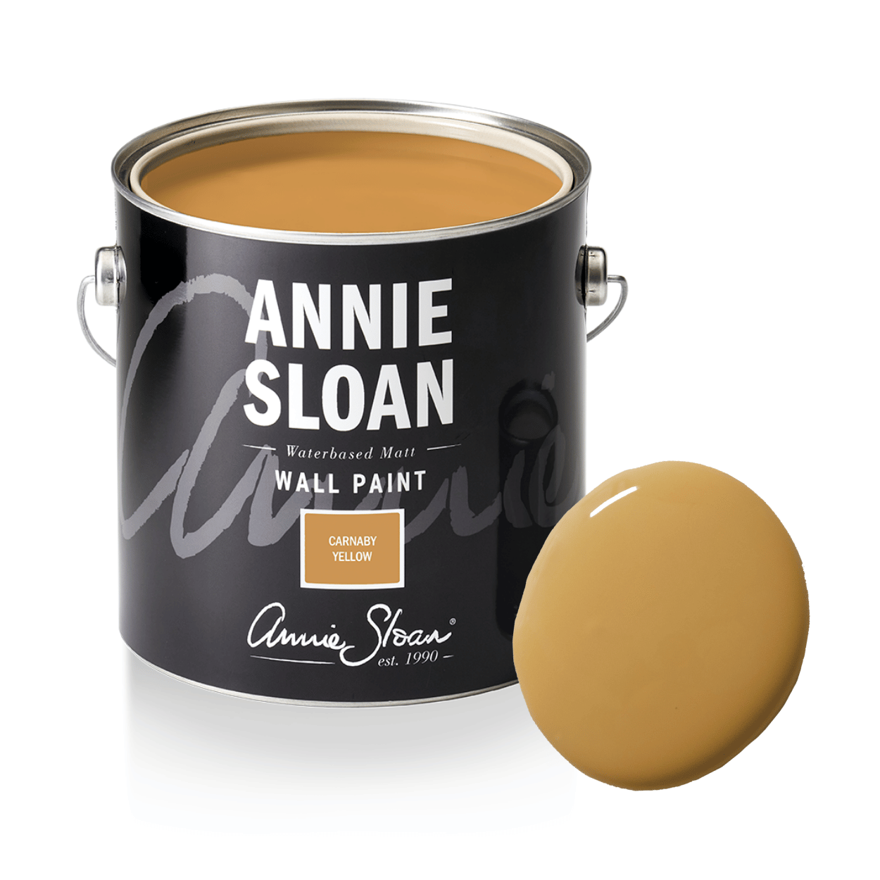 annie sloan wall paint carnaby yellow 2 5l