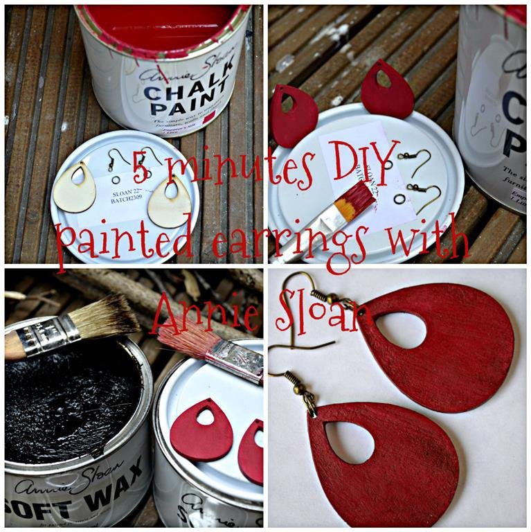 5 minutes DIY painted with Annie Sloan chalk paint emperior silk