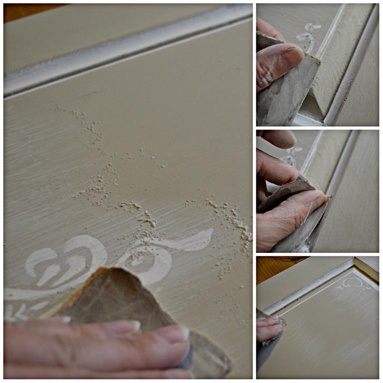 könyvespolc festés chalkpaint festékkel werk