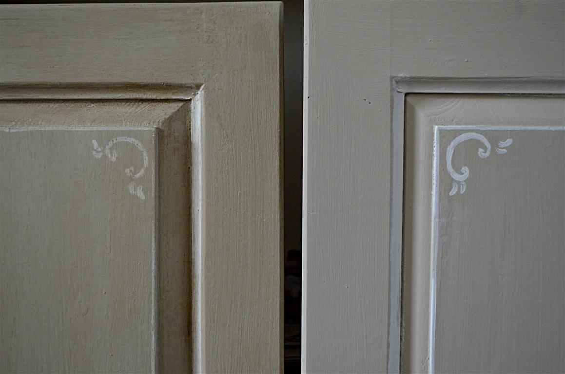 könyvespolc festés chalkpaint festékkel werk