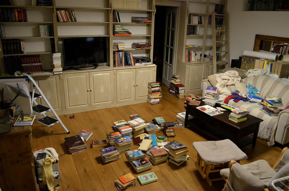 könyvespolc festés annie sloan chalk paint