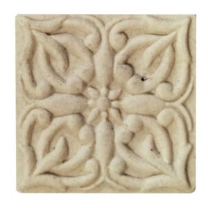 64168 Bútorgomb 4x4cm szögletes kerámia