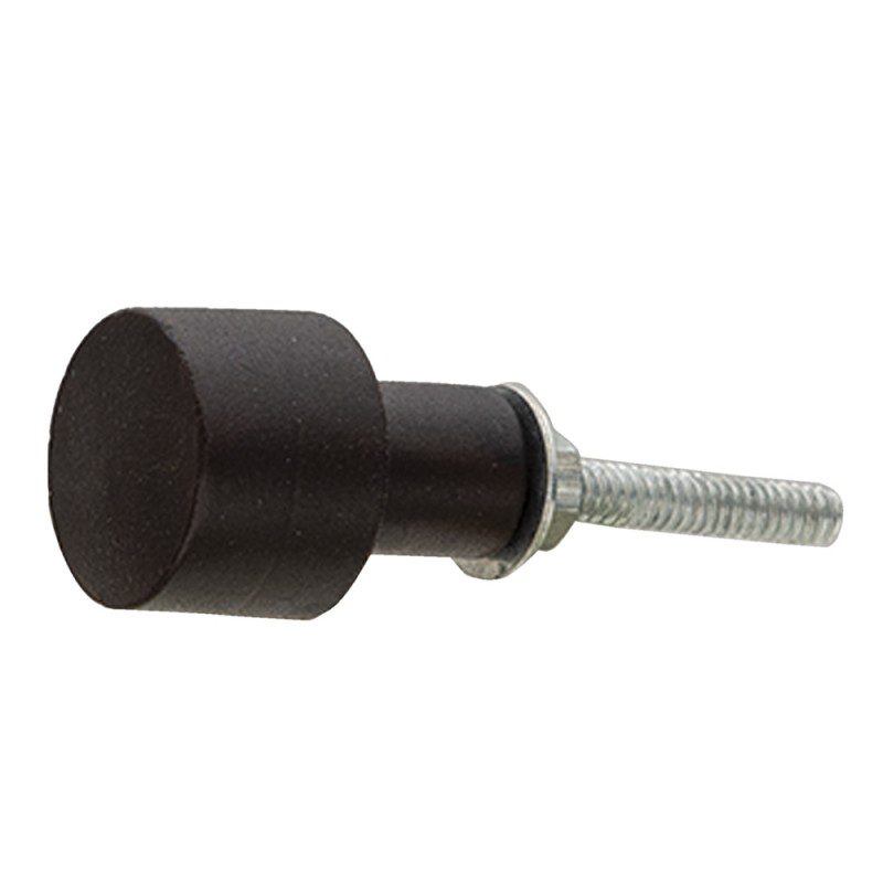 64888 Bútorgomb Ajtófogantyú Barna kerek vas kerek 2x3 cm