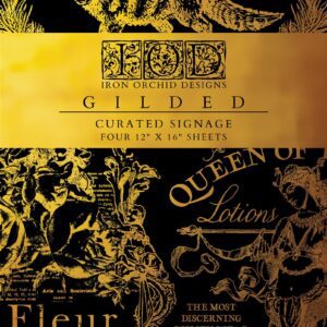 Curated Signage IOD Foil Transfer artwork csom ELEJE