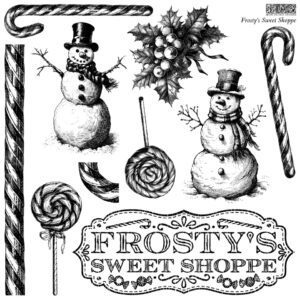 Frostys Sweet Shoppe IOD stamp
