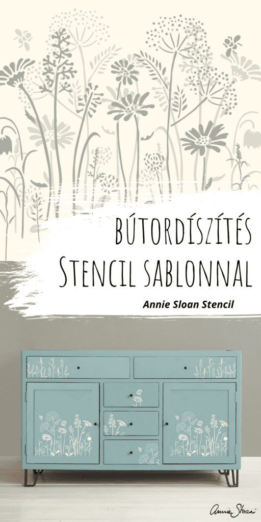 bútordíszítés stencillel
