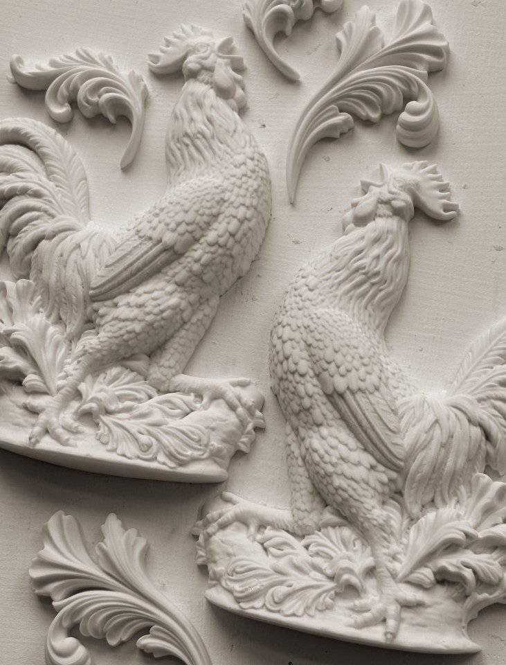 Chanticleer bútordísz öntőforma IOD végeredmény Chanticleer bútordísz öntőforma IOD végeredmény