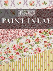 Ditsy Bloom IOD Paint Inlay csom eleje