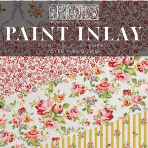 Ditsy Bloom IOD Paint Inlay csom eleje