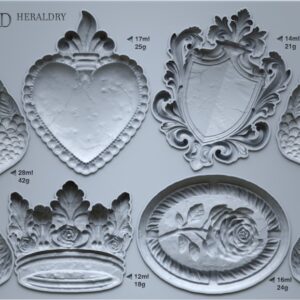 Heraldry bútordísz öntőforma IOD forma