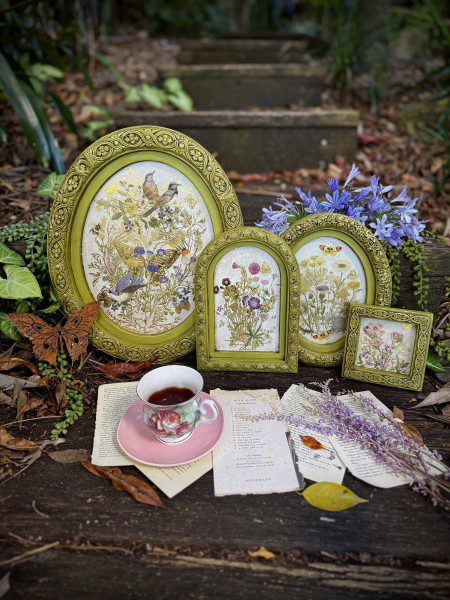 Flora Greca IOD Transzfer minta Vonnie Smith project képkeretekben álló Flora Greca IOD Transzfer minta Vonnie Smith project képkeretekben álló