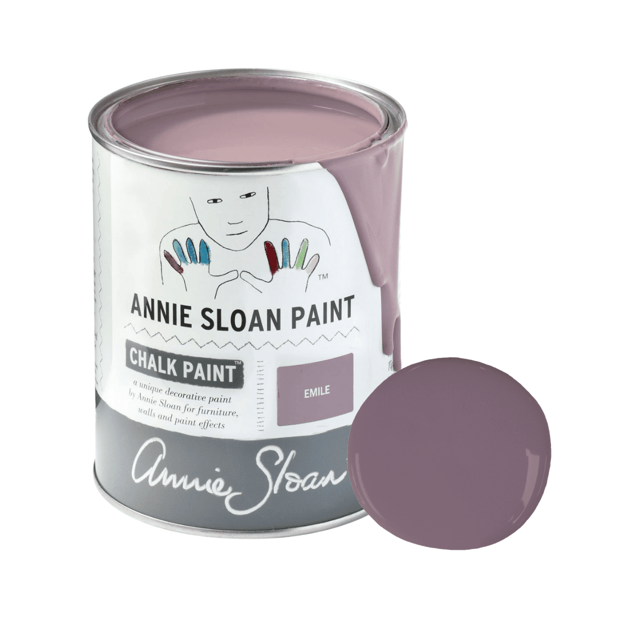 Annie Sloan Emile Chalk Paint festék 1 literes kiszererlés színmintával