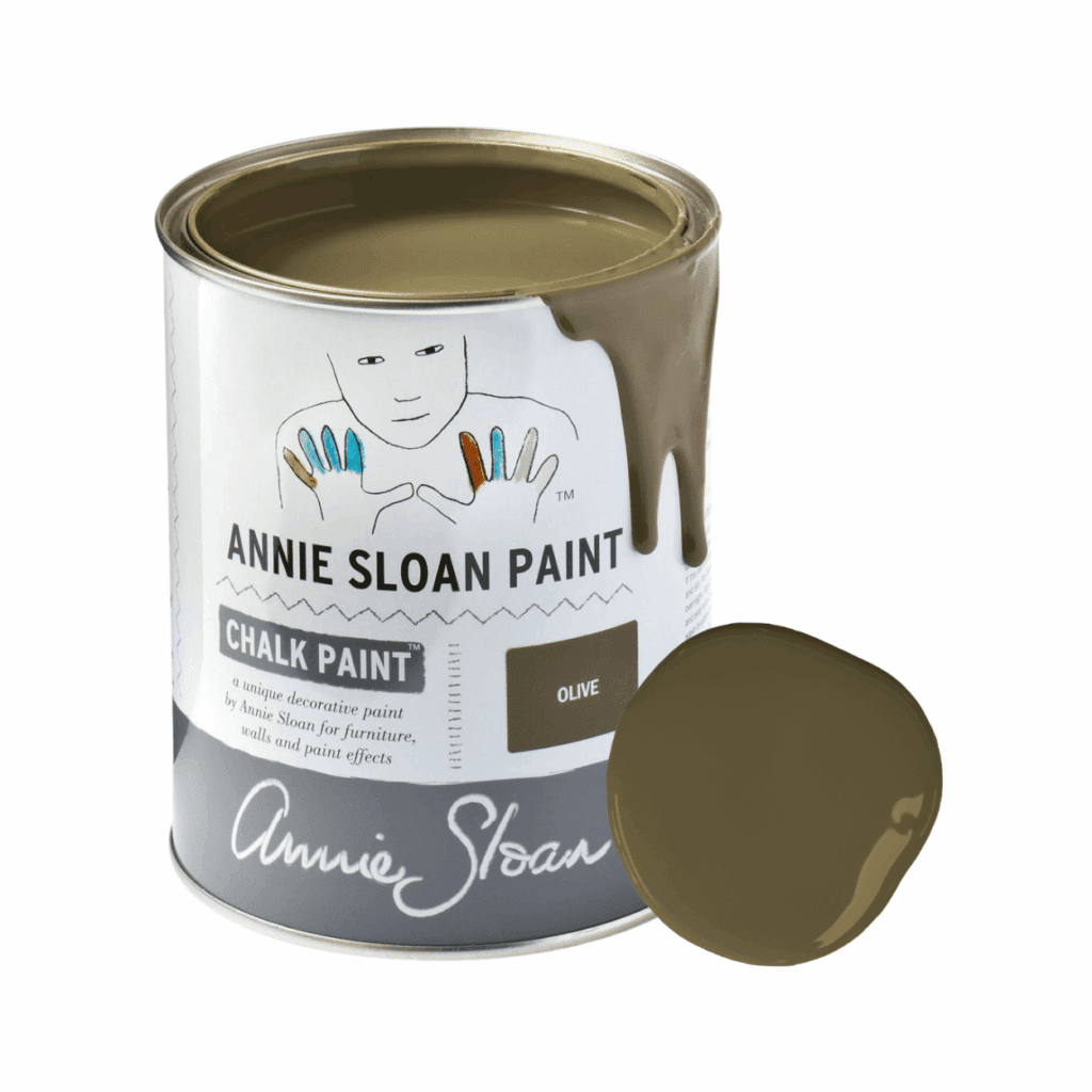 Annie Sloan Olive Chalk Paint festék 1 literes kiszererlés színmintával