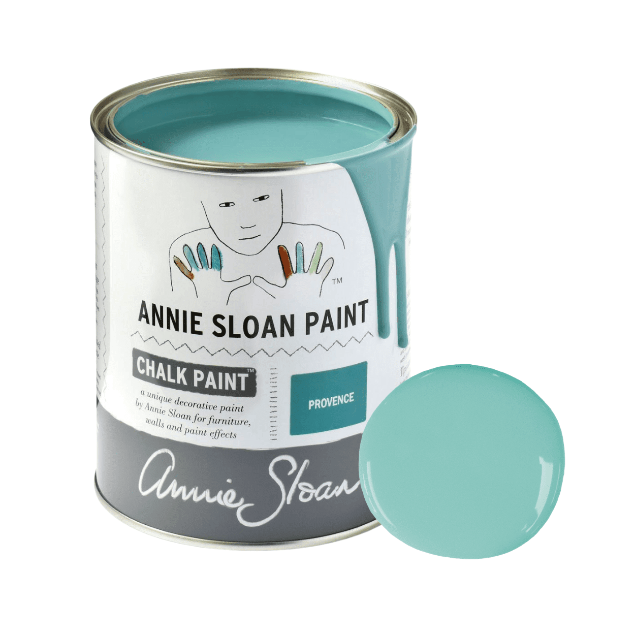 Annie Sloan Provence Chalk Paint festék 1 literes kiszererlés színmintával Annie Sloan Provence Chalk Paint festék 1 literes kiszererlés színmintával