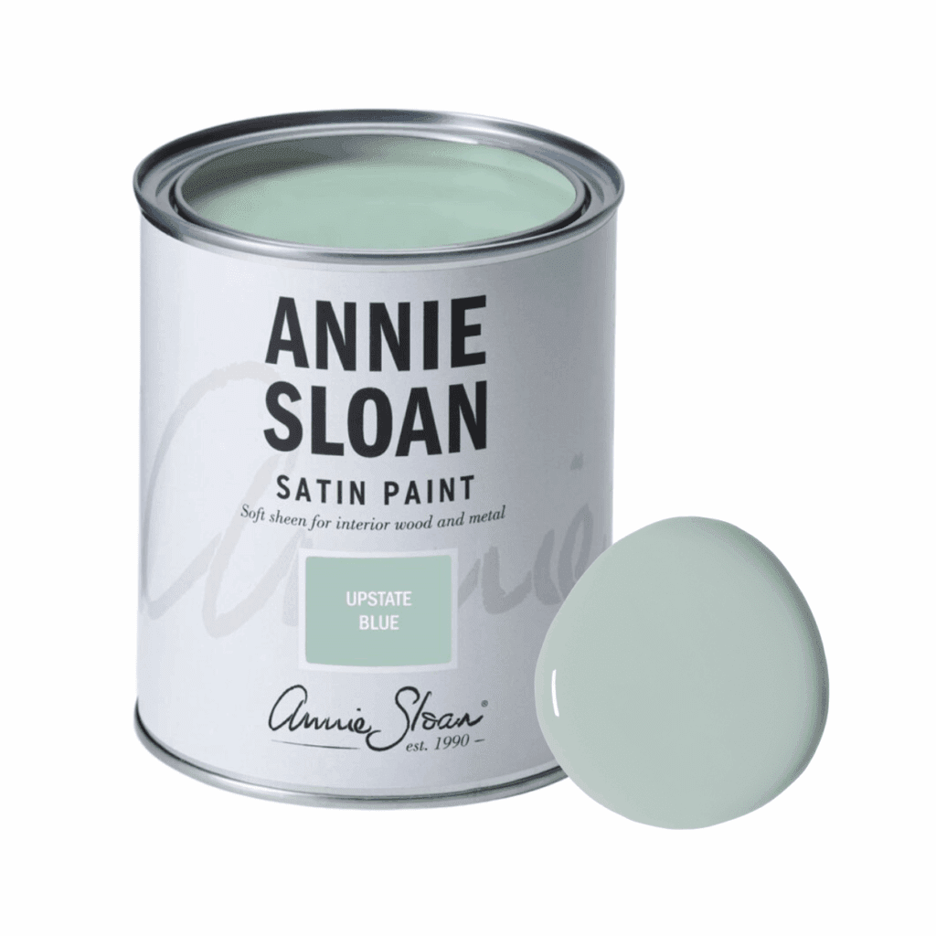 Annie Sloan Upstate Blue Satin Paint festék 750 mililiteres kiszererlés színmintával